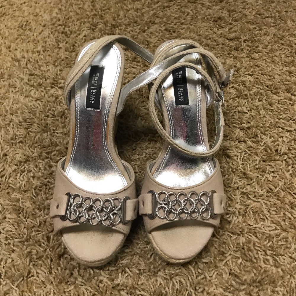 White House Black Market espadrilles